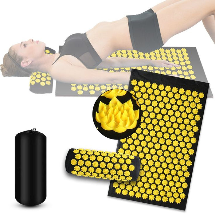 Acupressure mat & pillow set