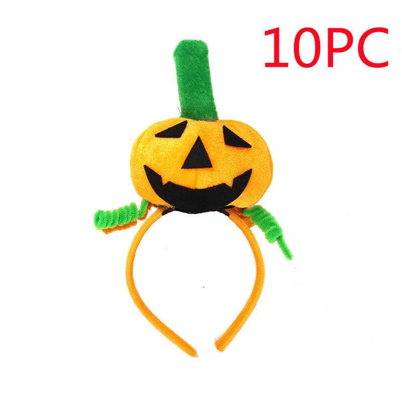 Halloween headband party costume accessory with pumpkin design