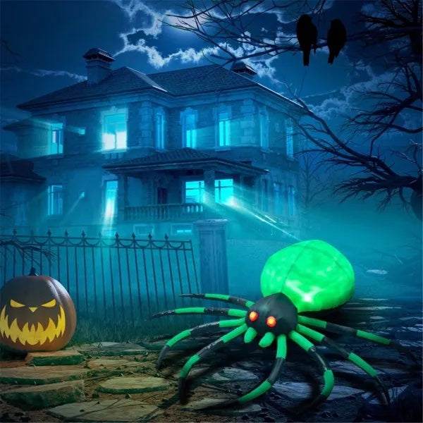 Inflatable Halloween Crawling Spider