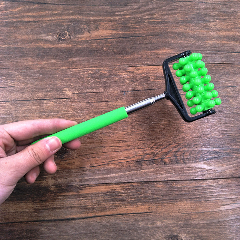 Telescopic Plastic Massage Roller Back Scratcher