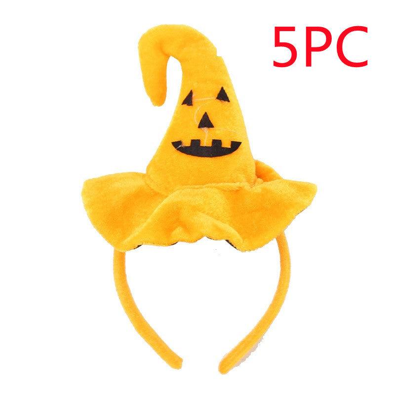 Halloween headband party costume accessory with pumpkin design