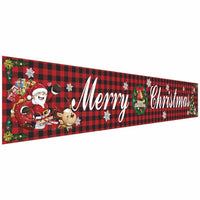 Christmas decorations curtains banners hanging flags window pendant