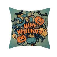 Halloween pillowcase festive decorative cushion cover with pumpkin design