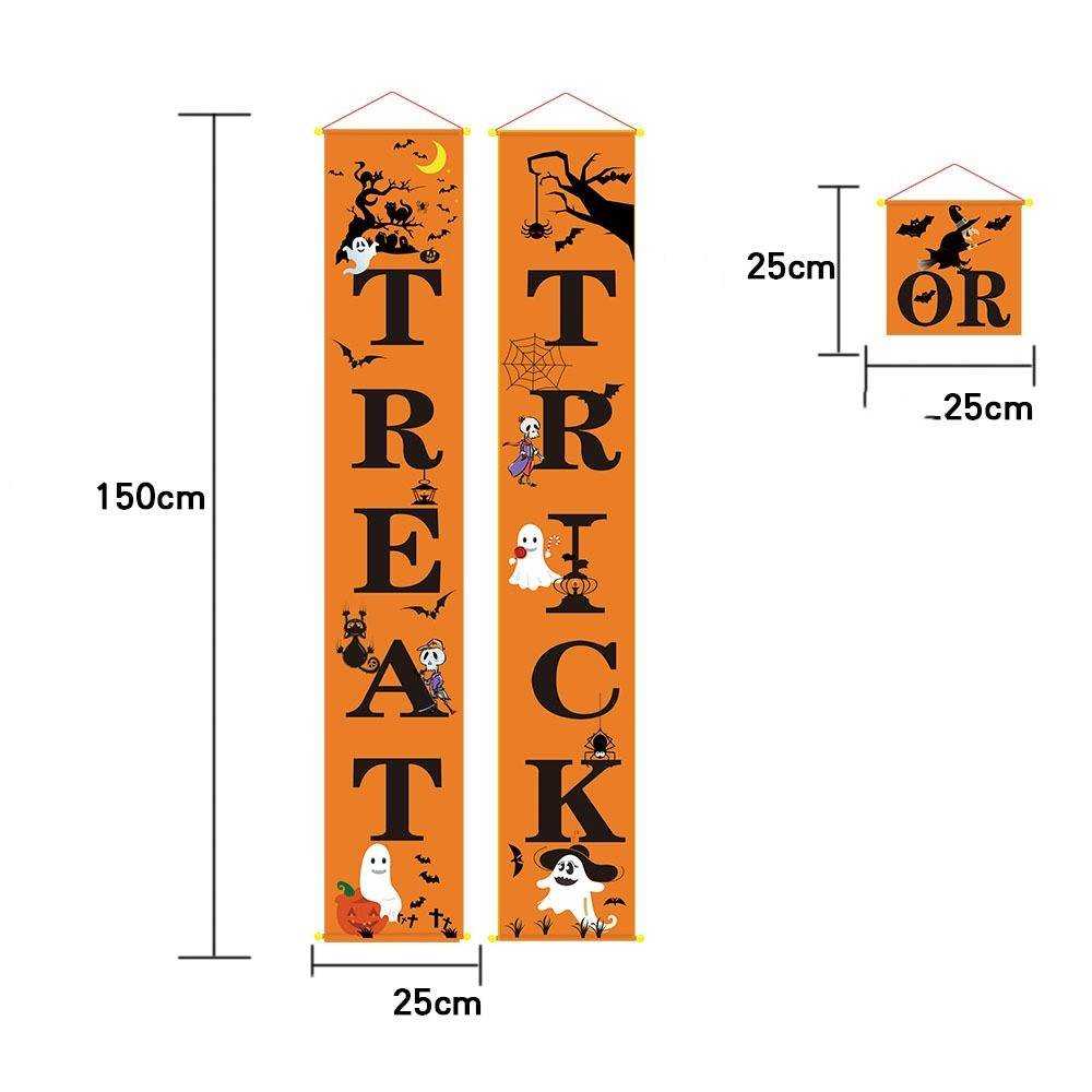 Halloween Decoration Outdoor Banner – Trick & Treat Sign
