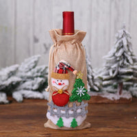 Christmas Decorations Wine Bottle Socks Holiday Gift