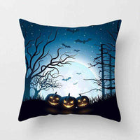 Halloween pillowcase festive decorative cushion cover with pumpkin design