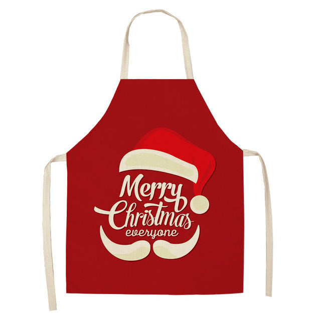 Christmas Day Apron festive polyester design