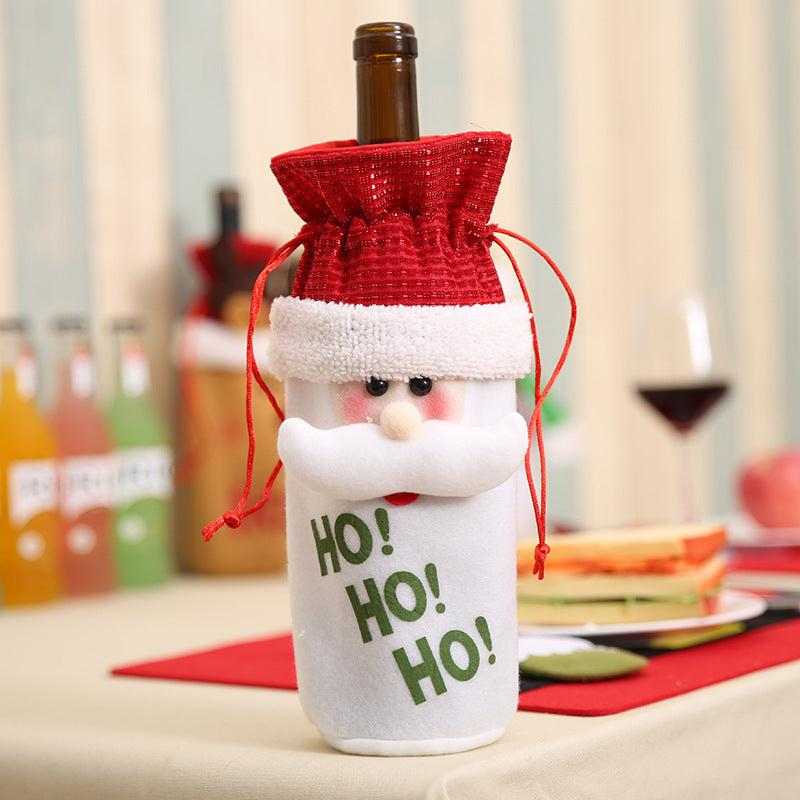 Christmas Decorations Wine Bottle Socks Holiday Gift