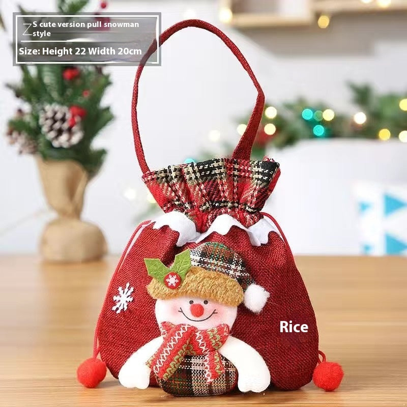 Christmas Children Gift Bag - Festive Candy Packaging for Kids