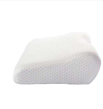 White butterfly-shaped cervical neck pillow with memory foam filling and polyester cover