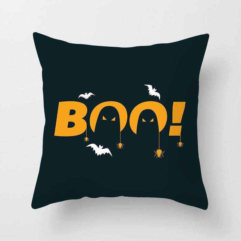 Halloween pillowcase festive decorative cushion cover with pumpkin design