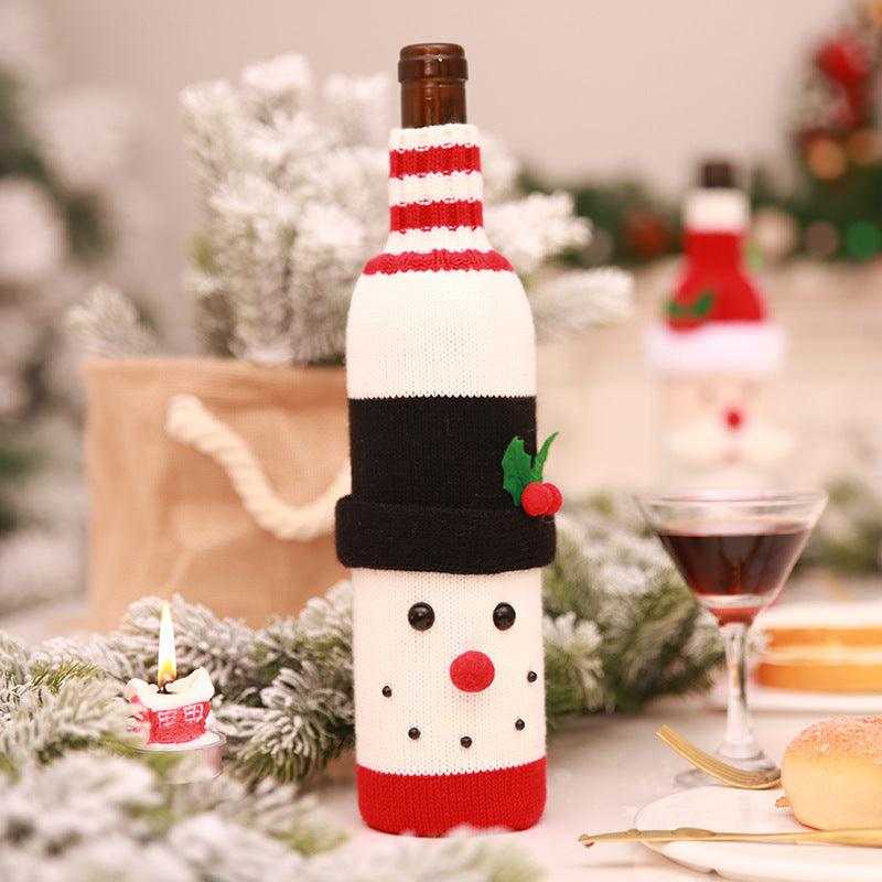 Christmas Decorations Wine Bottle Socks Holiday Gift