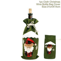 Christmas Decorations Wine Bottle Socks Holiday Gift