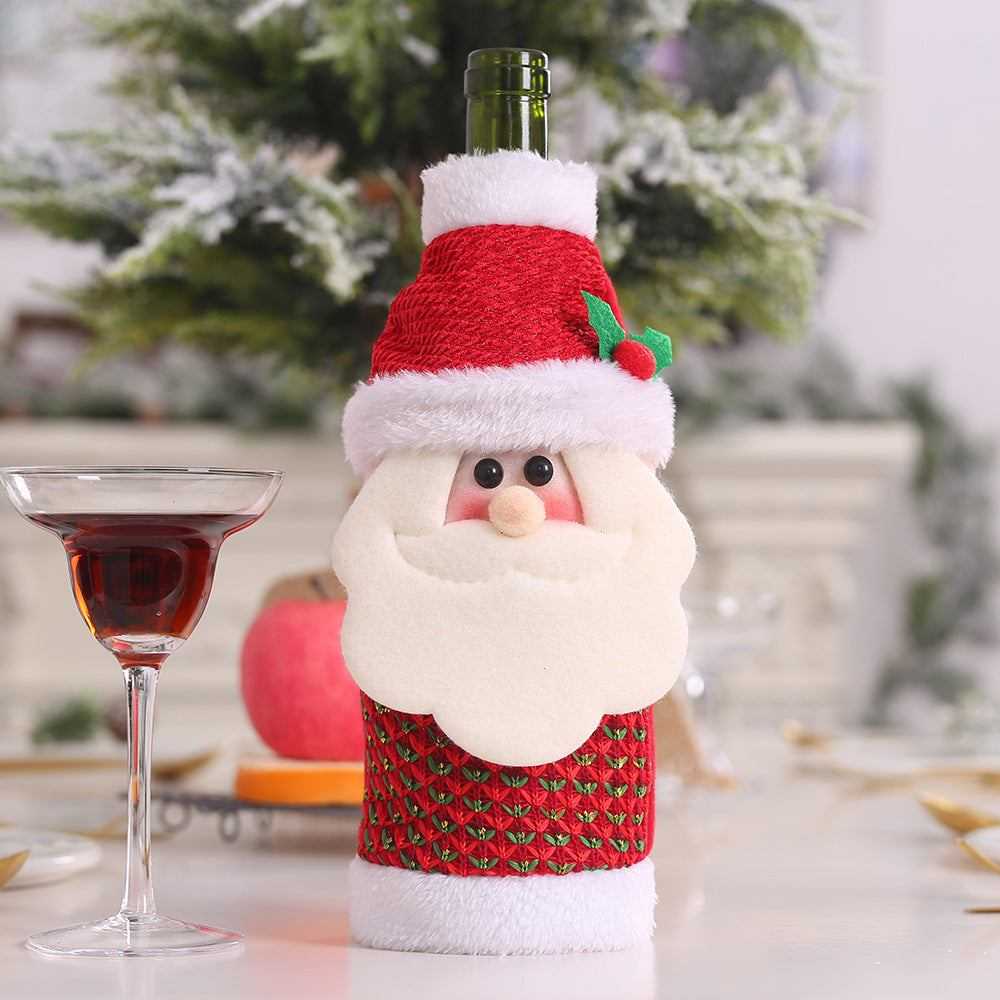 Christmas Decorations Wine Bottle Socks Holiday Gift