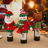 Christmas Decorations Wine Bottle Socks Holiday Gift