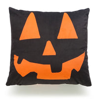 Halloween pillowcase spooky decorative cushion cover with pumpkin design