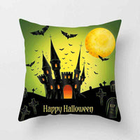 Halloween pillowcase festive decorative cushion cover with pumpkin design