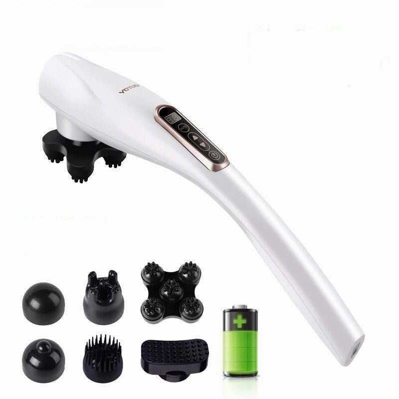 Electric Handheld Massager 6-Head Body Therapy Machine