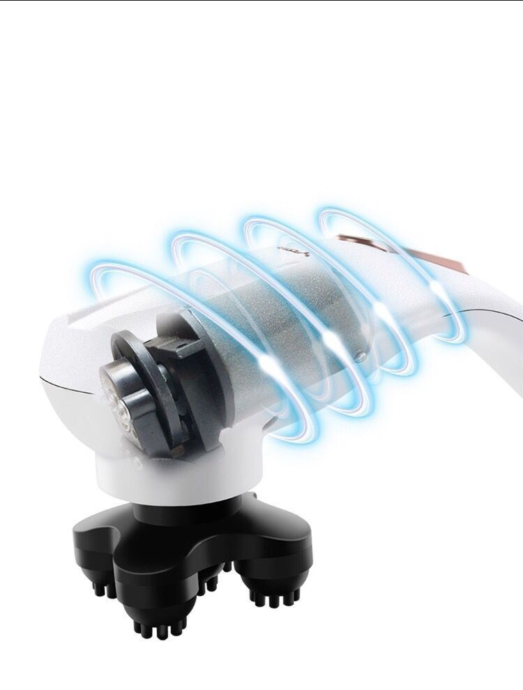 Electric Handheld Massager 6-Head Body Therapy Machine