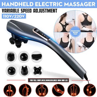 Electric Handheld Massager 6-Head Body Therapy Machine