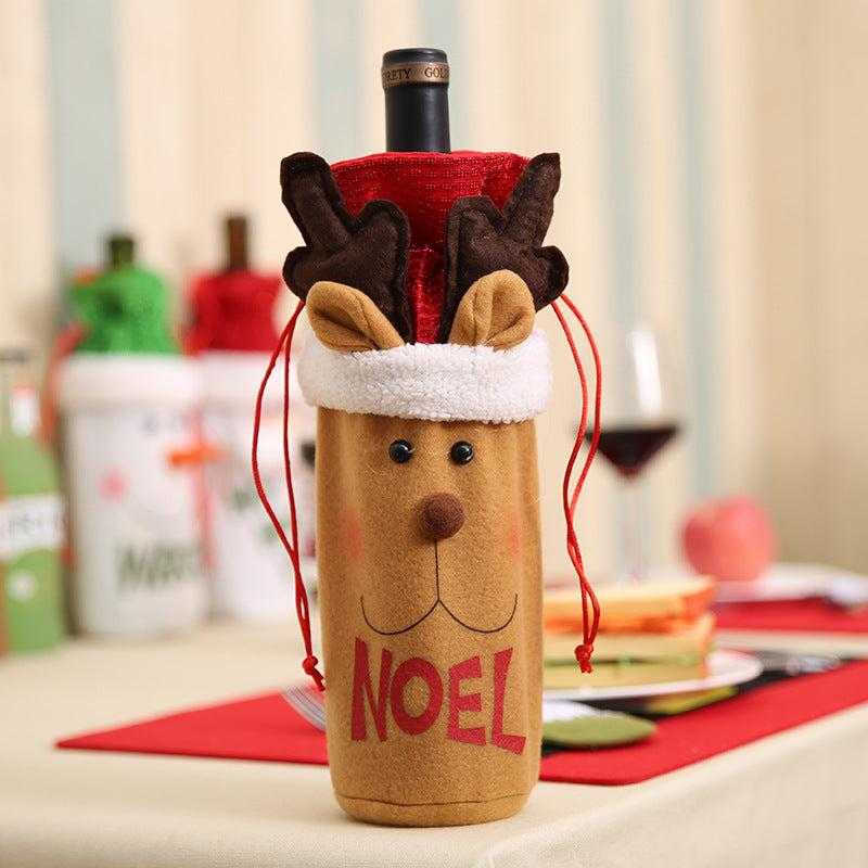 Christmas Decorations Wine Bottle Socks Holiday Gift