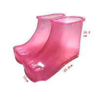 Pink plastic Household Massage Foot Basin soaking shoes for bubble feet therapy