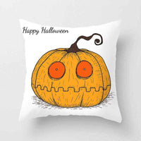 Halloween pillowcase festive decorative cushion cover with pumpkin design