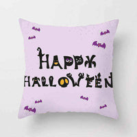 Halloween pillowcase festive decorative cushion cover with pumpkin design