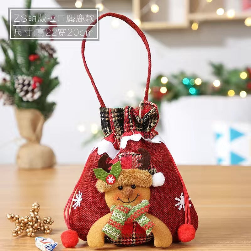 Christmas Children Gift Bag - Festive Candy Packaging for Kids