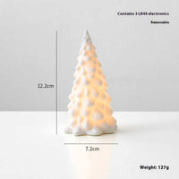 Ceramic Christmas Tree Desktop Luminous Holiday Decoration
