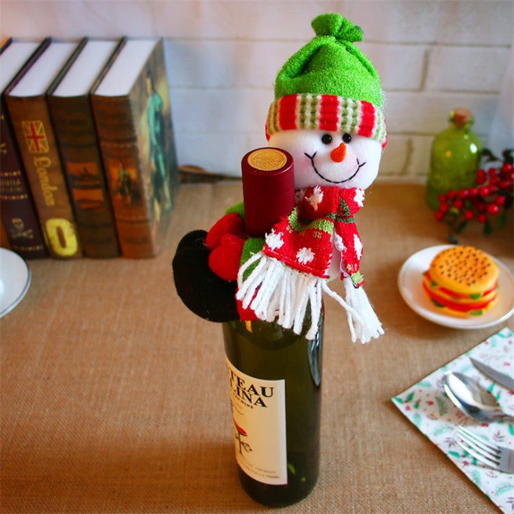 Christmas Decorations Wine Bottle Socks Holiday Gift