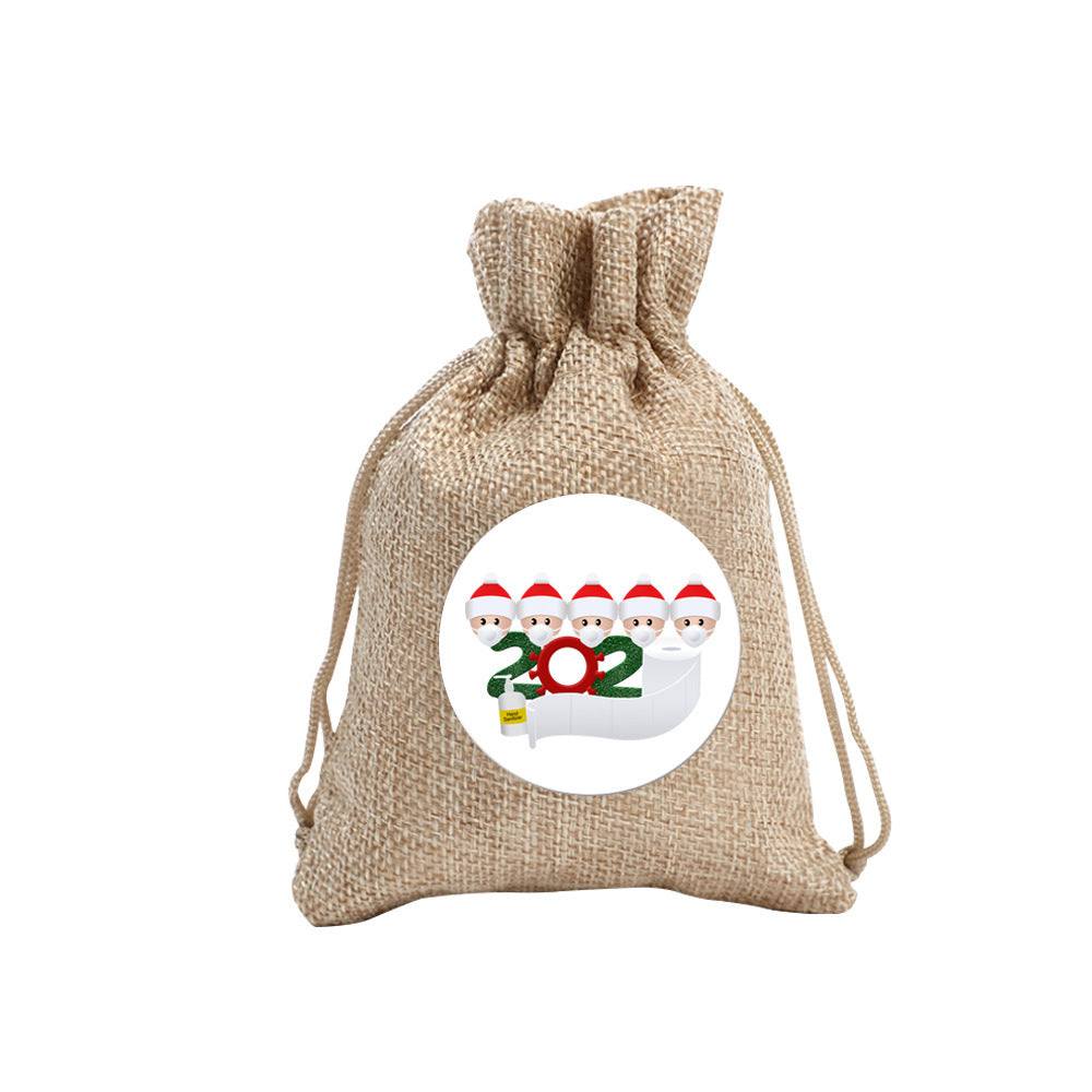 Christmas candybags filled with festive treats and gifts