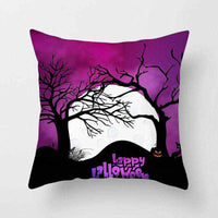 Halloween pillowcase festive decorative cushion cover with pumpkin design