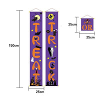 Halloween Decoration Outdoor Banner – Trick & Treat Sign