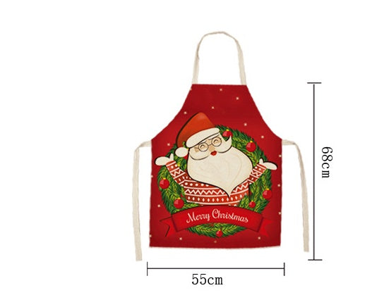 Christmas Day Apron festive polyester design