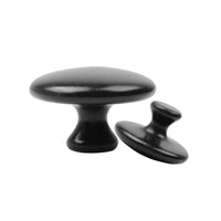 Black Bianstone mushroom head massage stones for acupuncture and body relaxation