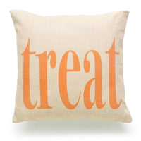 Halloween pillowcase spooky decorative cushion cover with pumpkin design