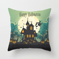 Halloween pillowcase festive decorative cushion cover with pumpkin design