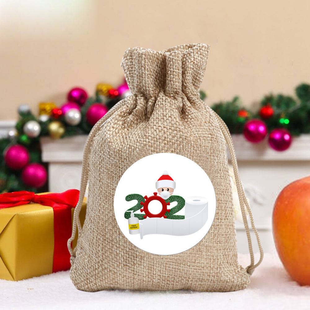 Christmas candybags filled with festive treats and gifts