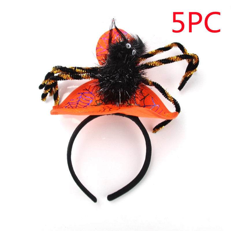 Halloween headband party costume accessory with pumpkin design