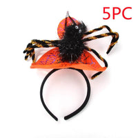 Halloween headband party costume accessory with pumpkin design