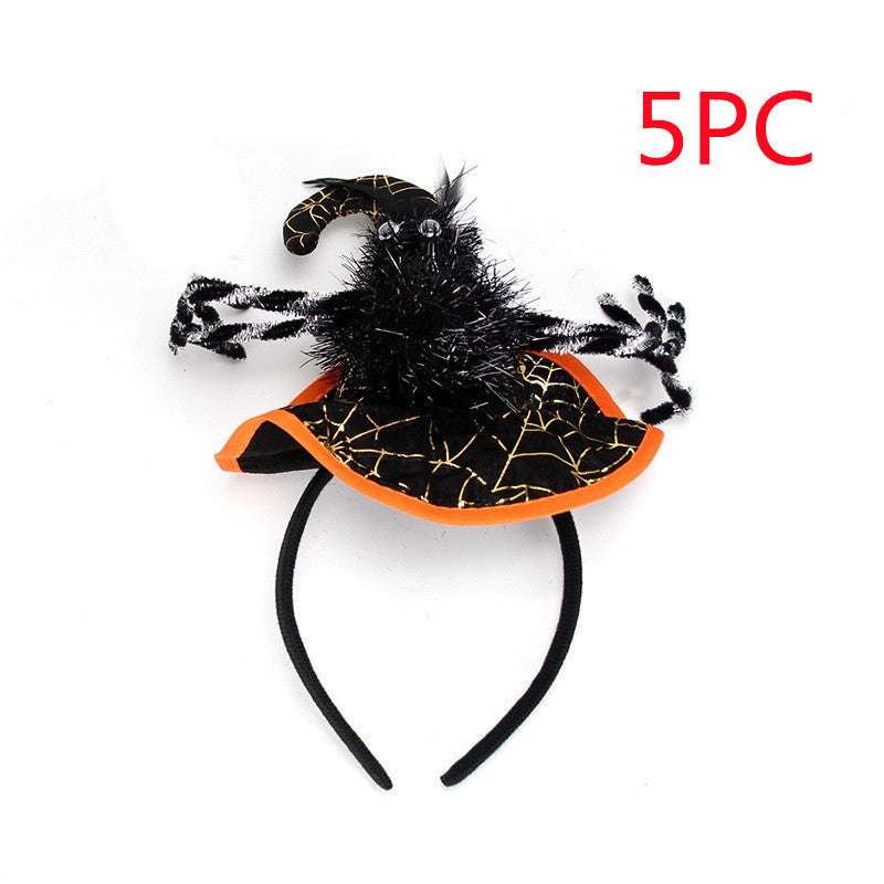 Halloween headband party costume accessory with pumpkin design