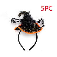 Halloween headband party costume accessory with pumpkin design