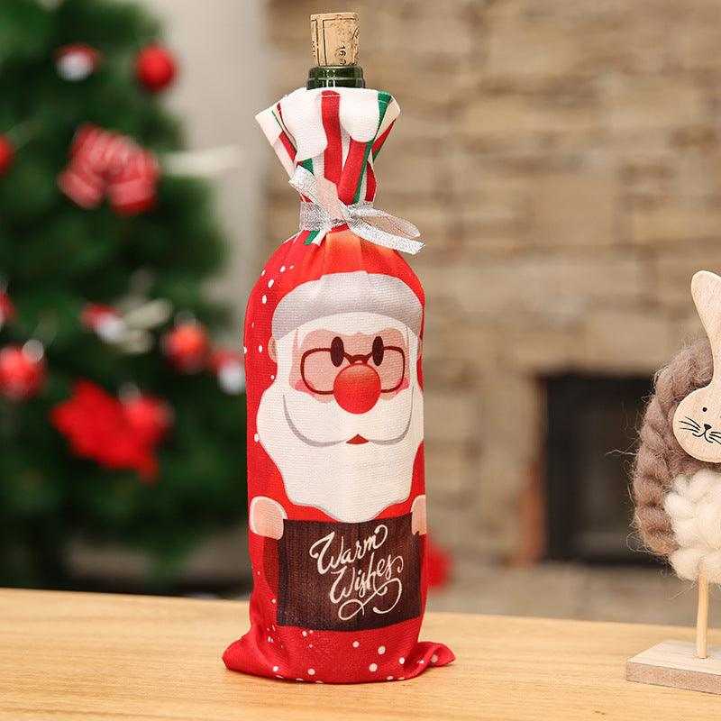 Christmas Decorations Wine Bottle Socks Holiday Gift