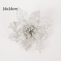 Christmas decorations canes - Hollowed Out Christmas Flowers