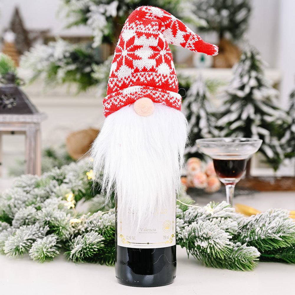 Christmas Decorations Wine Bottle Socks Holiday Gift