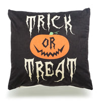 Halloween pillowcase spooky decorative cushion cover with pumpkin design
