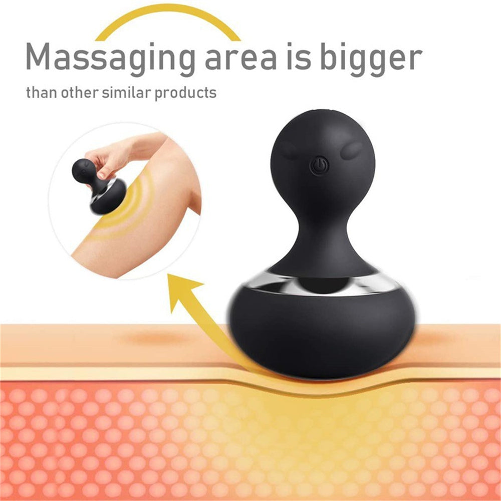 Cordless Electric Massager With 10 Powerful Vibrations, Rechargeable Handheld Neck Massager