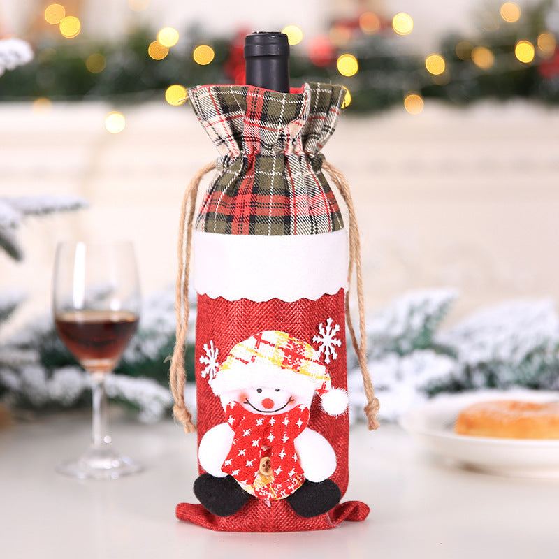 Christmas Decorations Wine Bottle Socks Holiday Gift