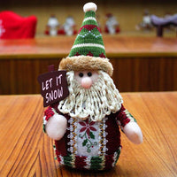 Christmas Elk Santa Claus Snowman Holiday Decoration